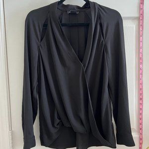 Women's Black Blouse.  Size Medium.